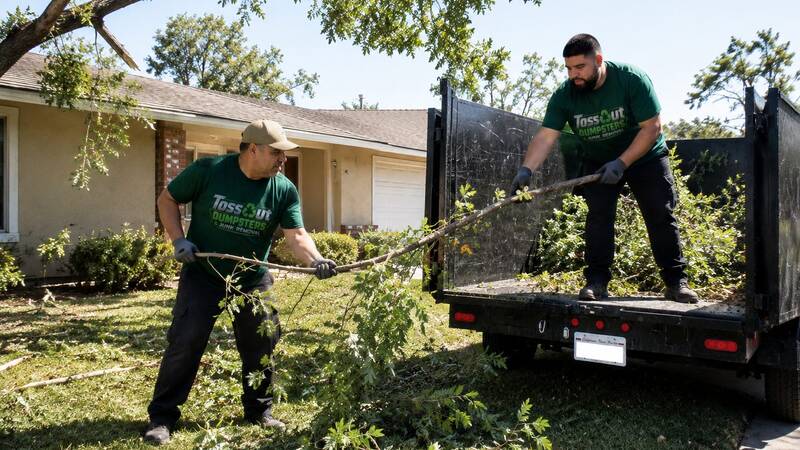 Yard waste & tree branches