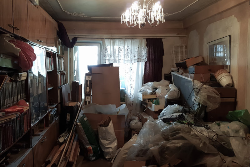 hoarded room